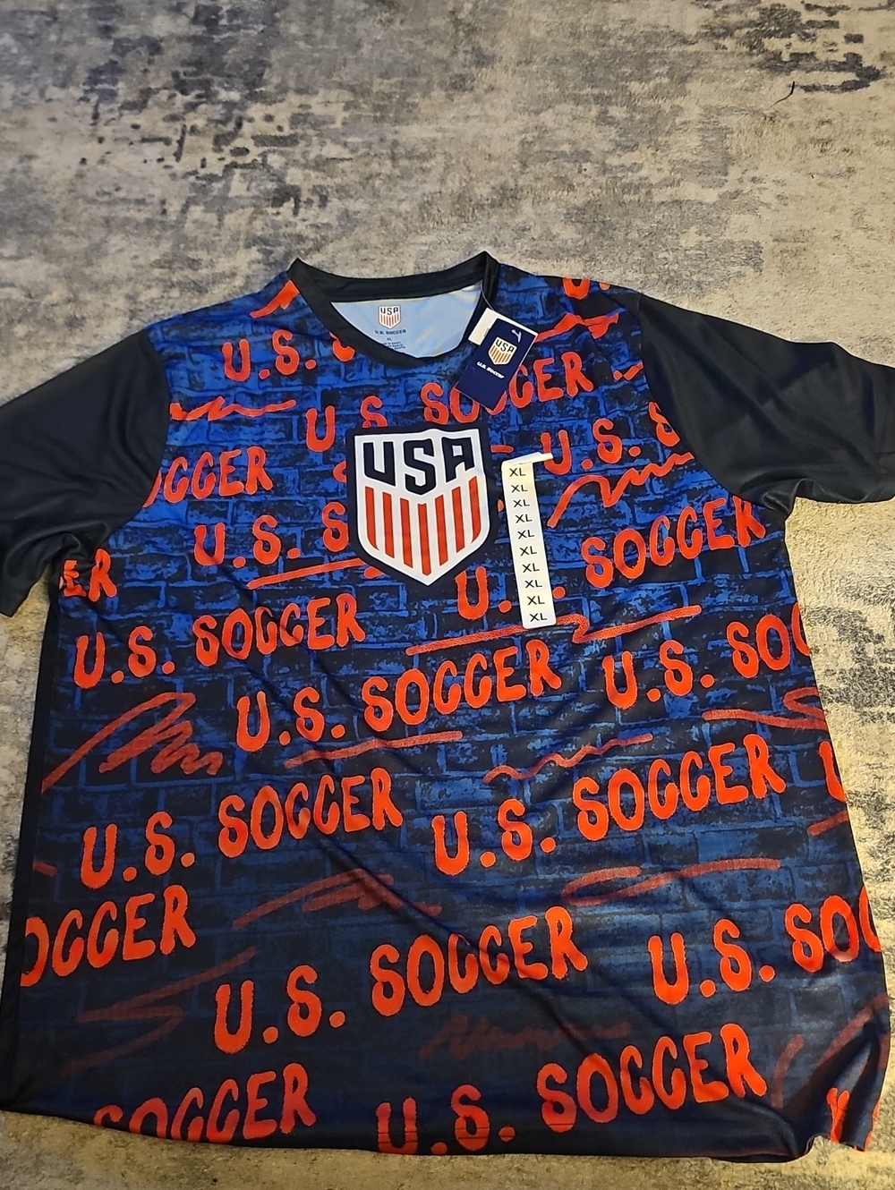 2026 FIFA US Soccer performance T-shirt In a graffiti-style design